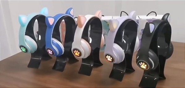 Fone de ouvido bluetooth wireless cat stn-28
