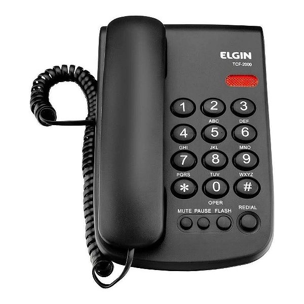 Telefone fixo elgin tcf-2000