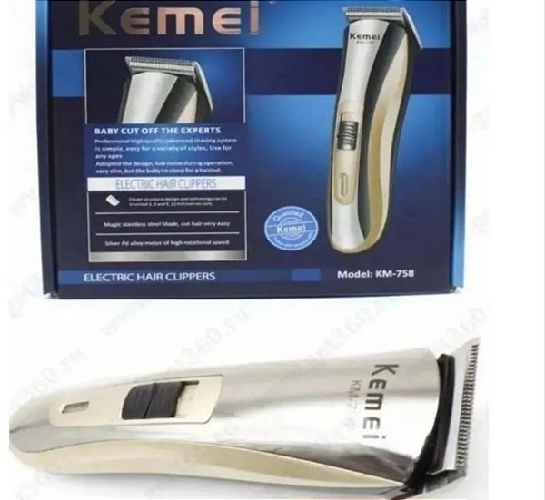 Maquina aparelho kemei km-758
