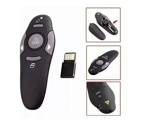 Controle remoto laser apresentador slide tcl-02