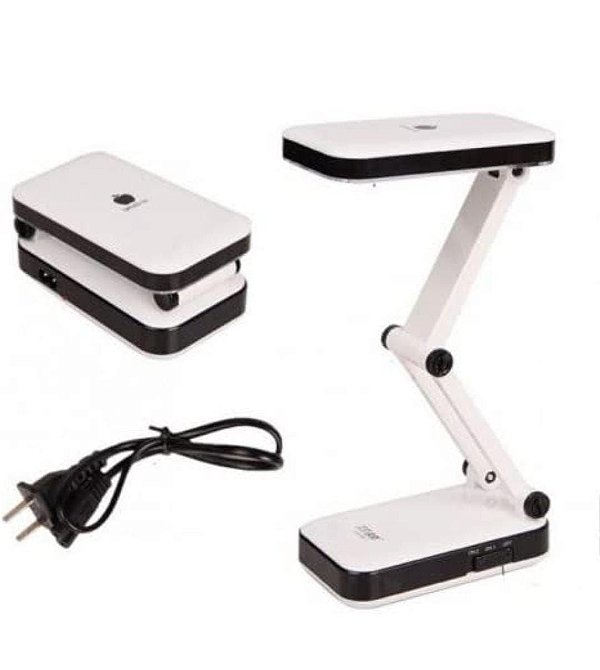 Luminaria de mesa recarregavel dobravel led 666
