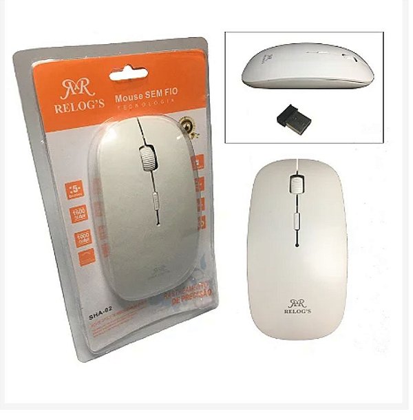 Mouse com fio rr relog's sha-02