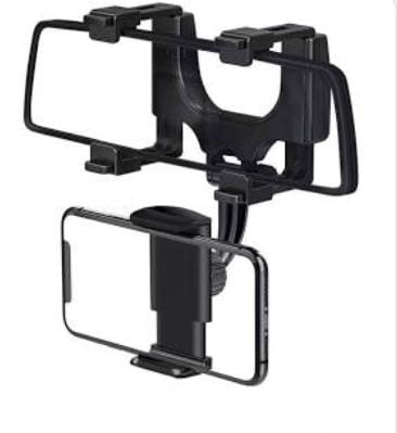 Suporte veicular para celular de retrovisor