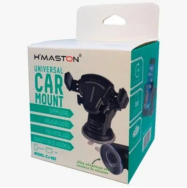 Suporte veicular de celular h'maston cj-502