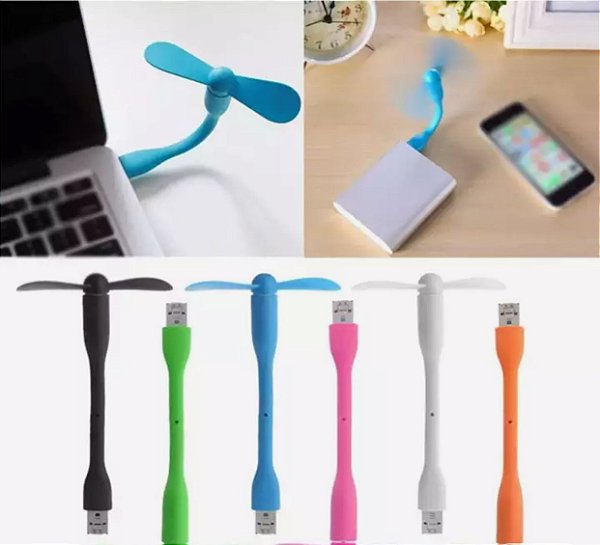 Ventilador mini usb colorido
