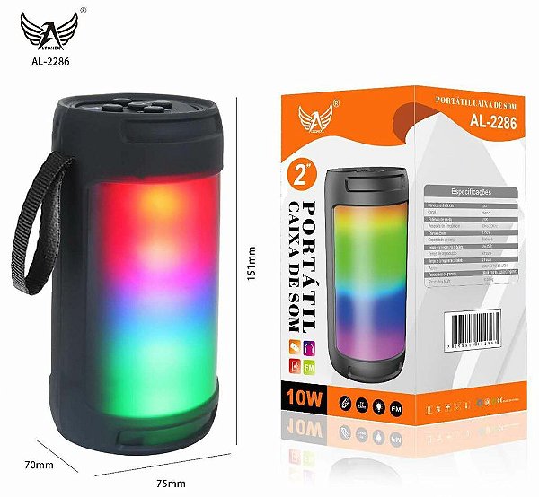 Caixa de som bluetooth altomex 10w al-2286