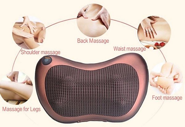 Massageador almofada carro e casa tomate am-012