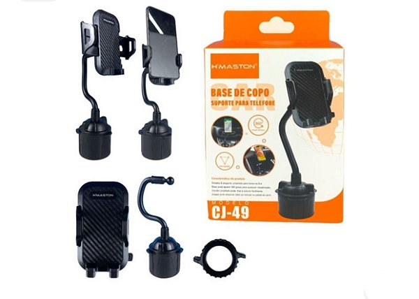 Suporte de celular base de copo h'maston cj-49