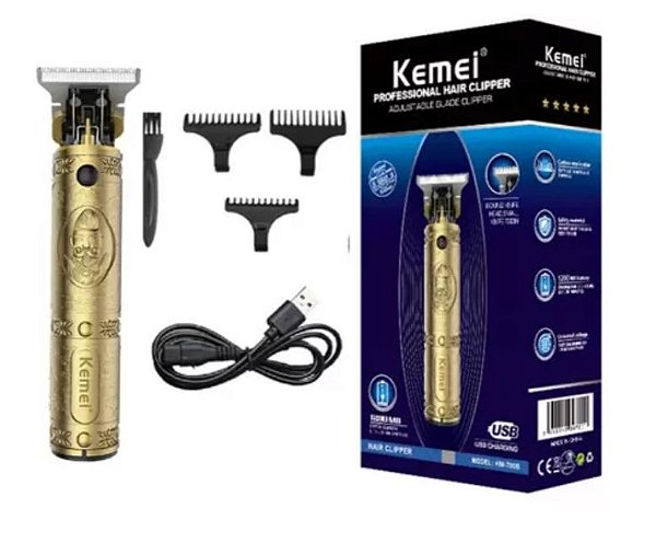Maquina profissional hair clipper kemei km-763