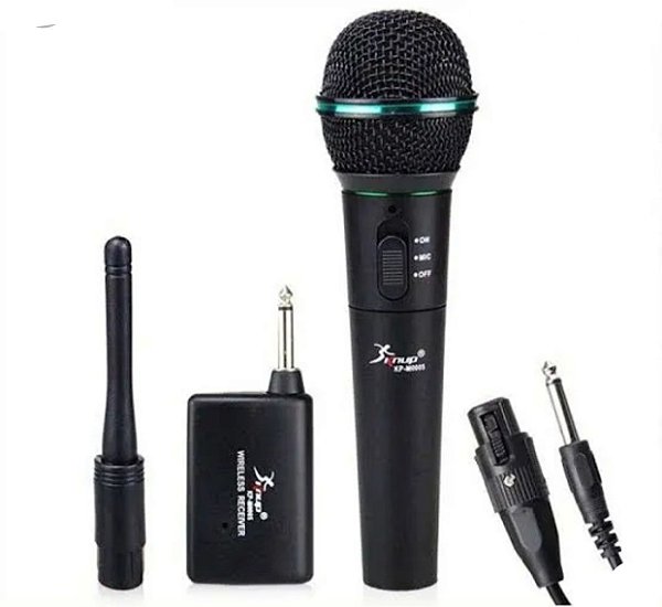 Microfone sem fio knup kp-m0005