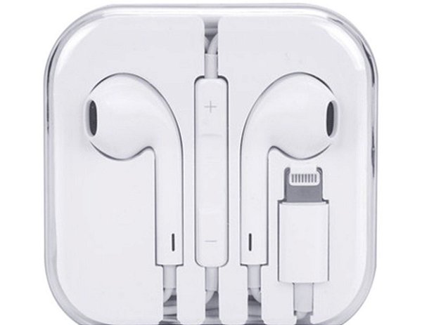 Fone de ouvido com fio iphone earpods lightning