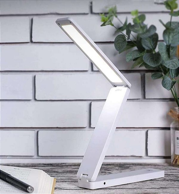 Luminaria de mesa flexivel recarregavel lmr-49