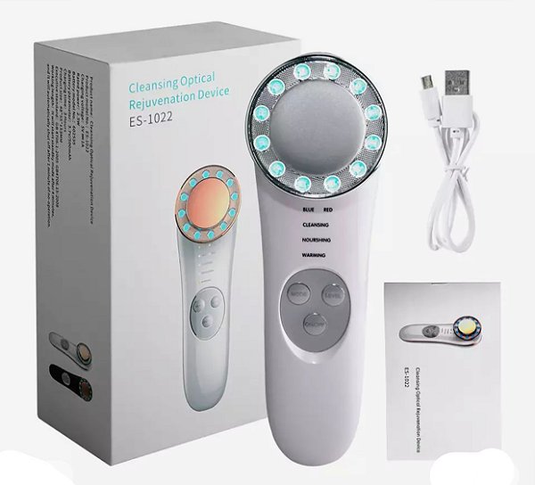 Aparelho de limpeza facial rejuvenecedor ultrassonico aj-007