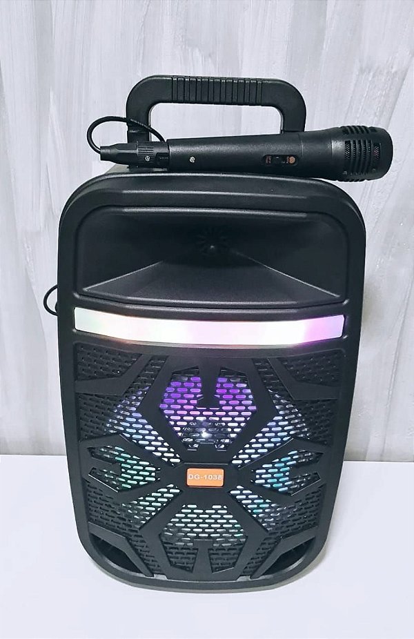 Caixa de som bluetooth big sound dg-1038
