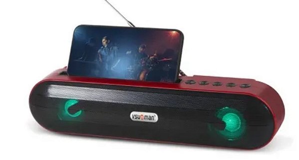 Caixa de som bluetooth h'maston 360 s