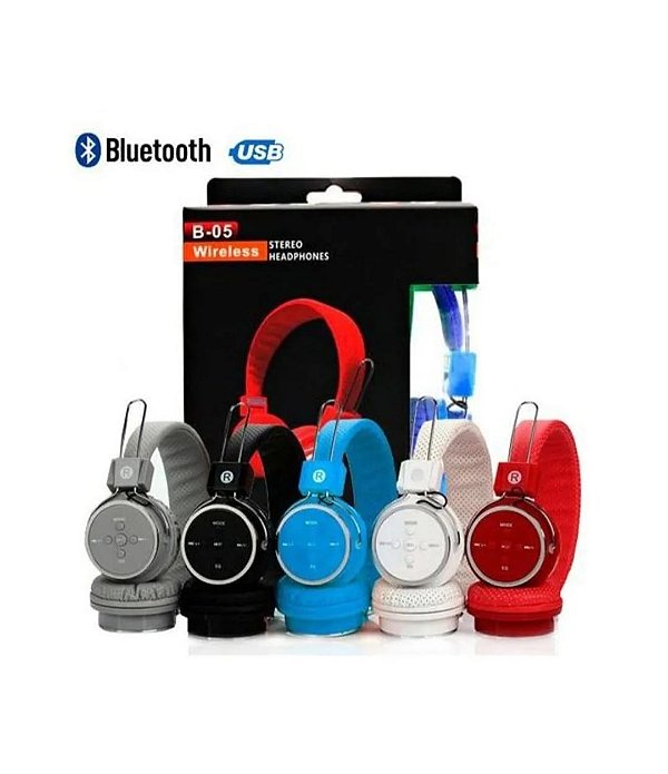 Fone de ouvido bluetooth wireless b05 sem fio