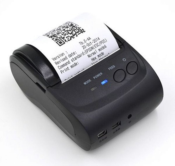 Impressora termica portatil bluetooth atomo mo-5811