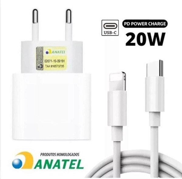 Carregador de celular turbo iphone usb x ios