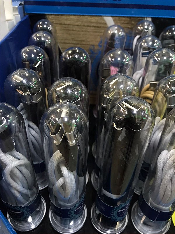 Cabo carregador de celular turbo tubete 2 mts