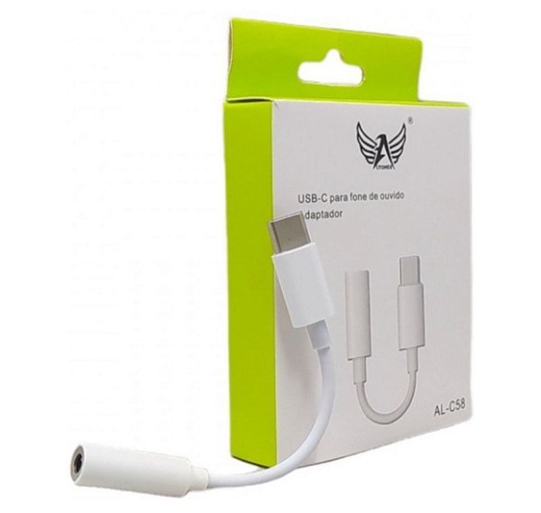 Cabo adaptador tipo c para fone de ouvido al-c58