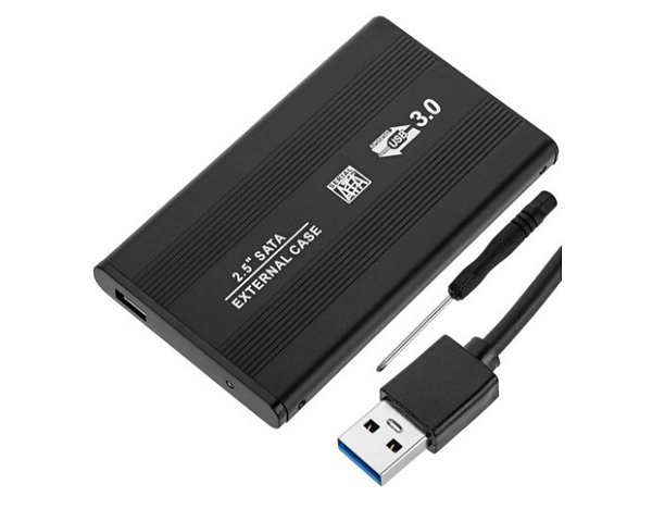Case para hd sata 2.5 externo usb 3.0