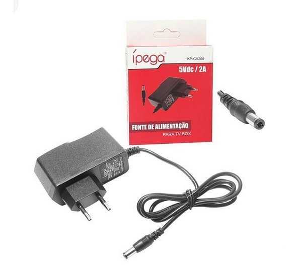 Carregador fonte de alimentação 5vdc/2a