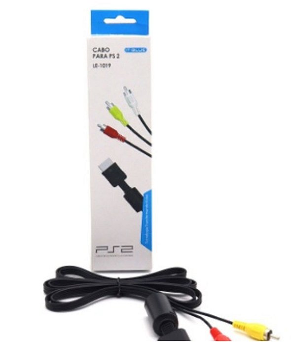 Cabo de audio av e video rca para play station lt-p002