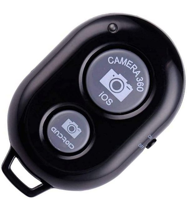 Controle remoto bluetooth selfie c/2