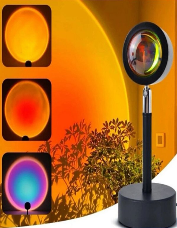 Luminaria projetor por do sol rb12-2