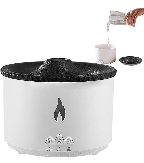 Umidificador aromatizador difusor ultrasonic led 300ml h'maston jsq01