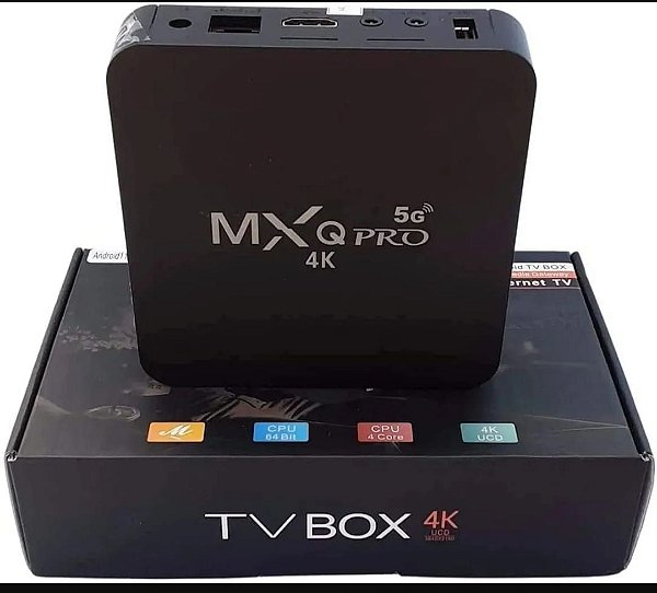 Tv box 4k wifi 5g 256gb ram 16g ultima geração 5g