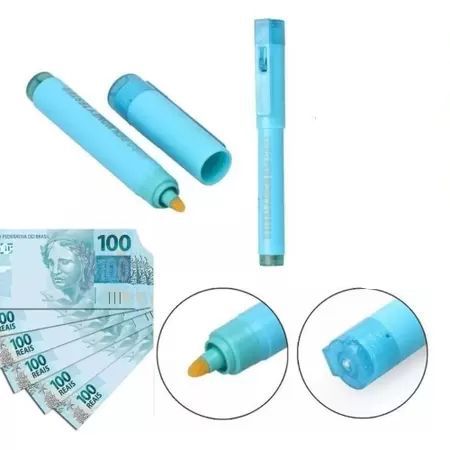 Caneta detectora de nota falsa tomate myc-02
