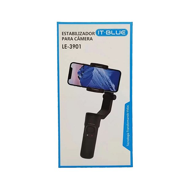 Estabilizador para camera de mao tripe gimbal it-blue le-3901