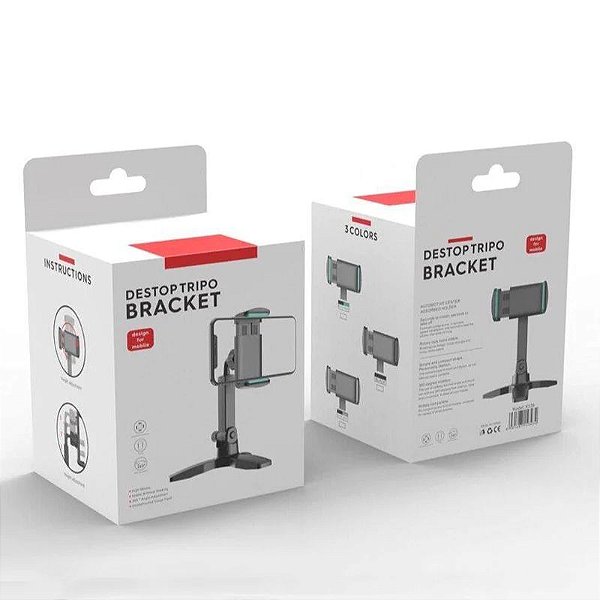 Suporte de celular de mesa destop tripo bracket k556