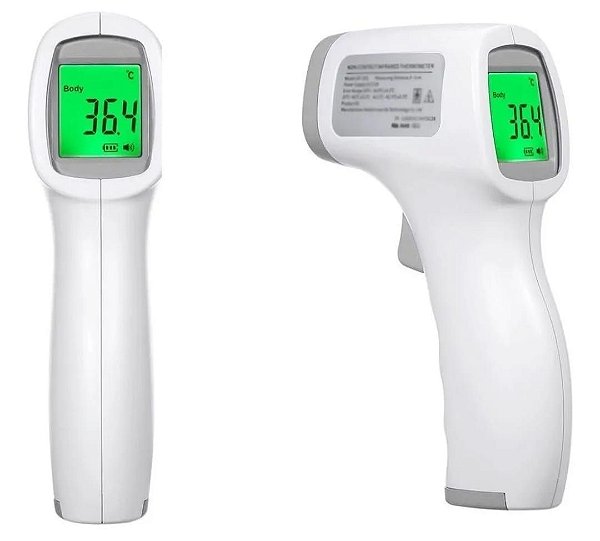 Termometro digital laser testa