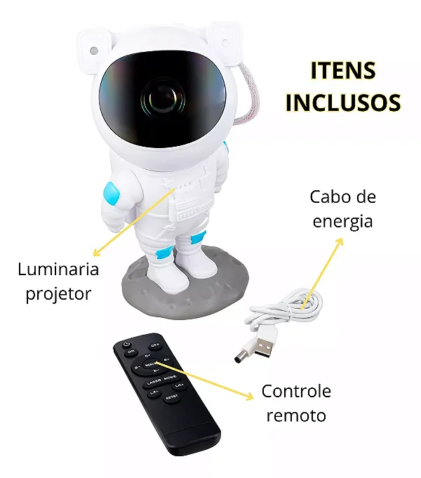Projetor astronauta