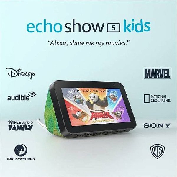 Alexa can echo show kids more verde