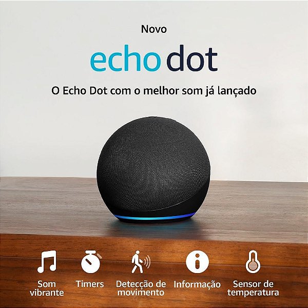 Alexa echo dot 5 geracao preta
