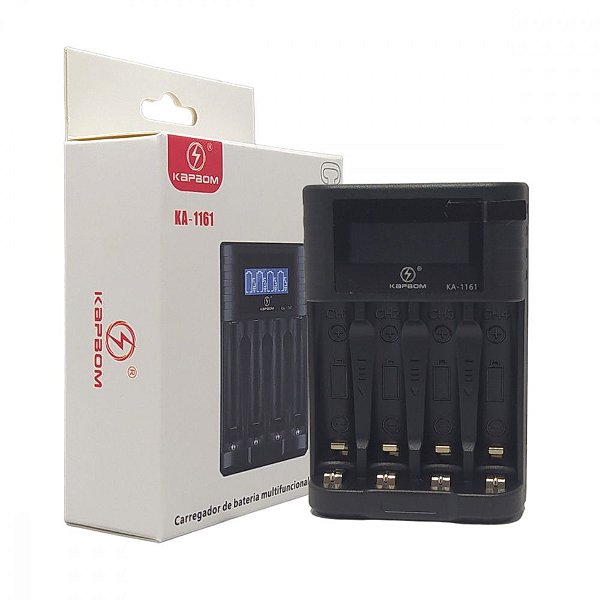 Carregador de bateria multifuncional kapbom ka-1161