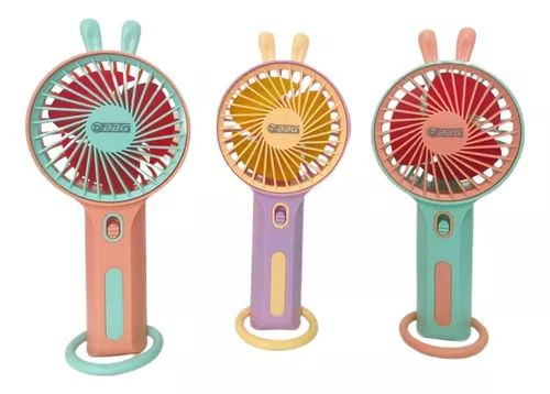 Ventilador mini fan recarregavel portatil bbg-70026