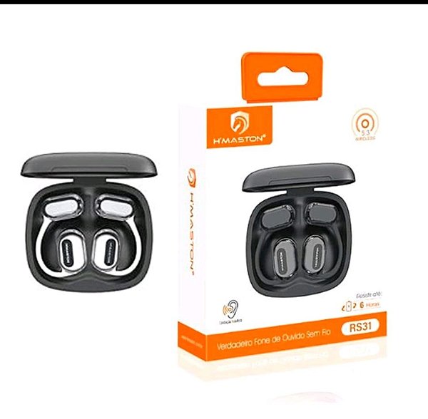 Fone de ouvido bluetooth h'maston rs31