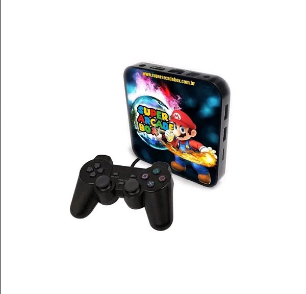 Video game box retro emulation 90 mil jogos com 2 controles sem fio