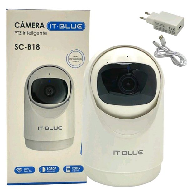 Camera de vigilancia e seguranca wifi it-blue sc-b18
