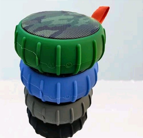 Caixa de som bluetooth resistente a agua led rgb kapbom ka-8820