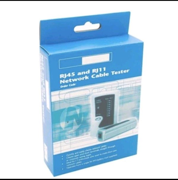 Testador de cabo de rede rj45 rj11