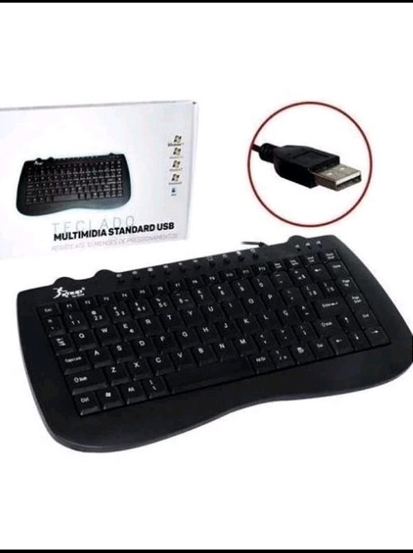 Teclado com fio standard usb knup kp-2008 compacto tc500