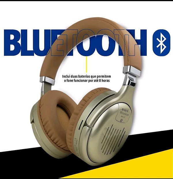 Fone de ouvido bluetooth/tf pmcell hp-48