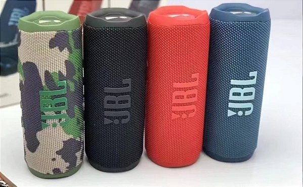 Caixa de som bluetoot/tf/usb recarregavel jbl flip6