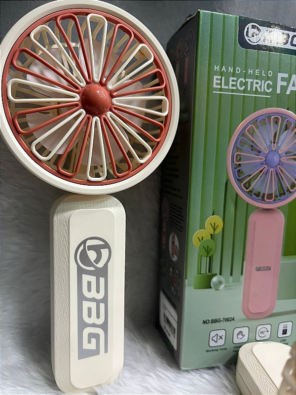 Ventilador recarregavel fan bbg -70024
