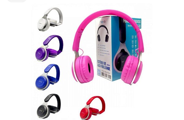 Fone de ouvido bluetooth sem fio inova fon-8616
